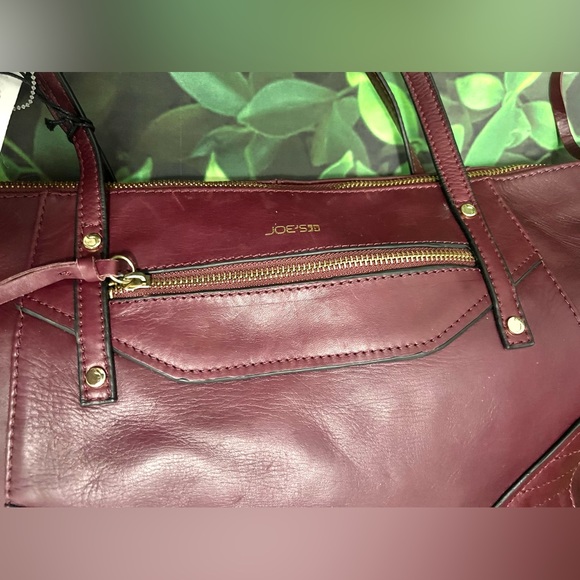 NWT Women’s JOE'S JEANS PAYTON LEATHER SATCHEL PURSE - Picture 3 of 8
